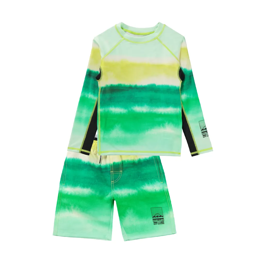 Neptune Aqua Green Rash Guard
