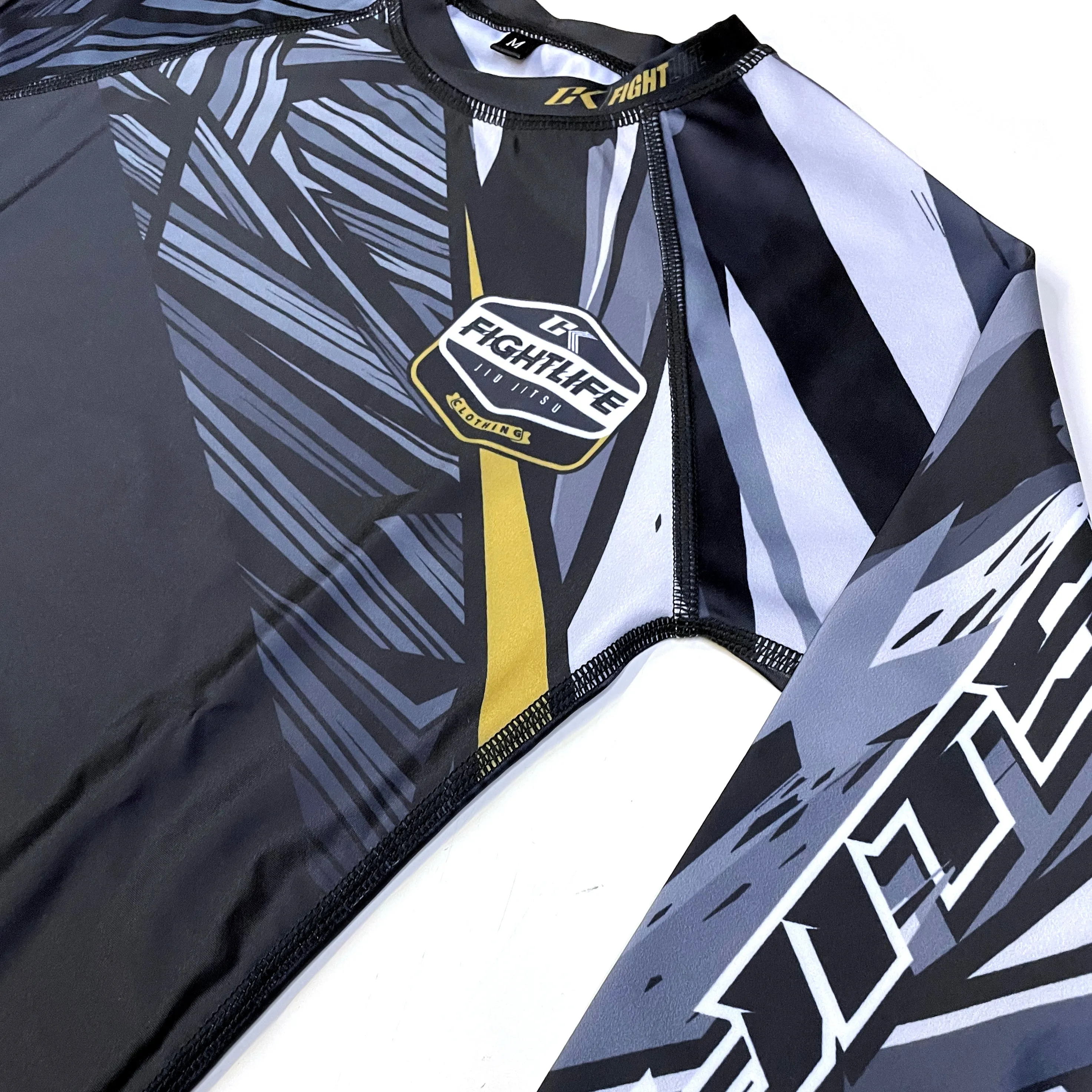 NEW! CK AMETHYST RASHGUARD KIDS GRAY GOLD