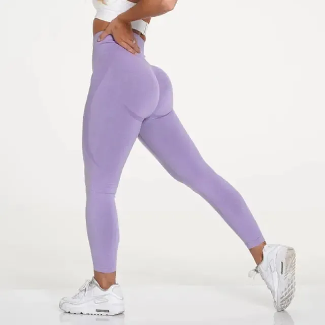 New vital seamless leggings for women workout gym legging high waist fitness yoga pants butt booty legging plus sports leggings