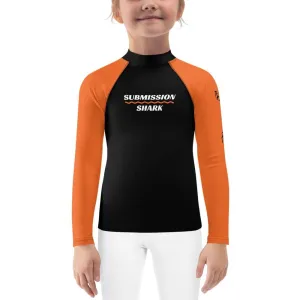 Orange SS Premium Standard ~ Kid's Rash Guard