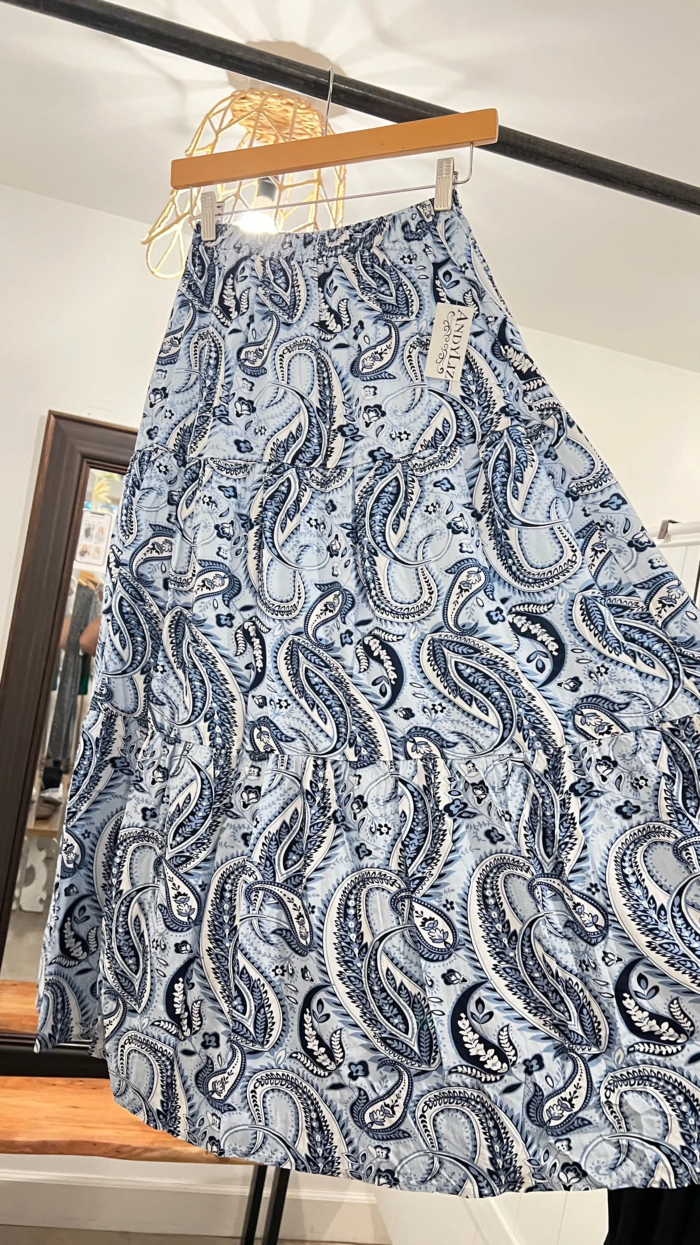 Paisley Maxi Skirt
