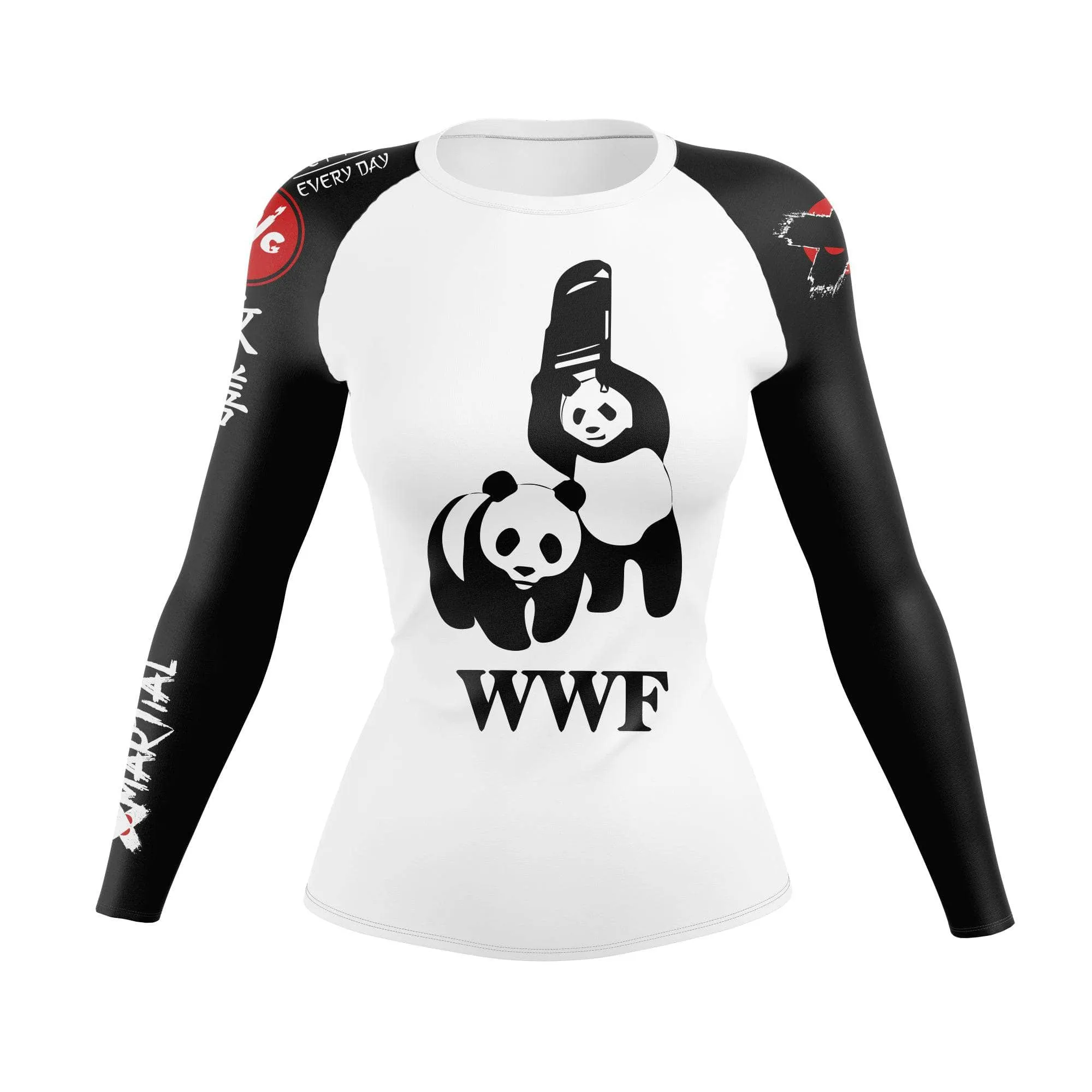 Panda Chair Shot Women’s BJJ Rash Guard