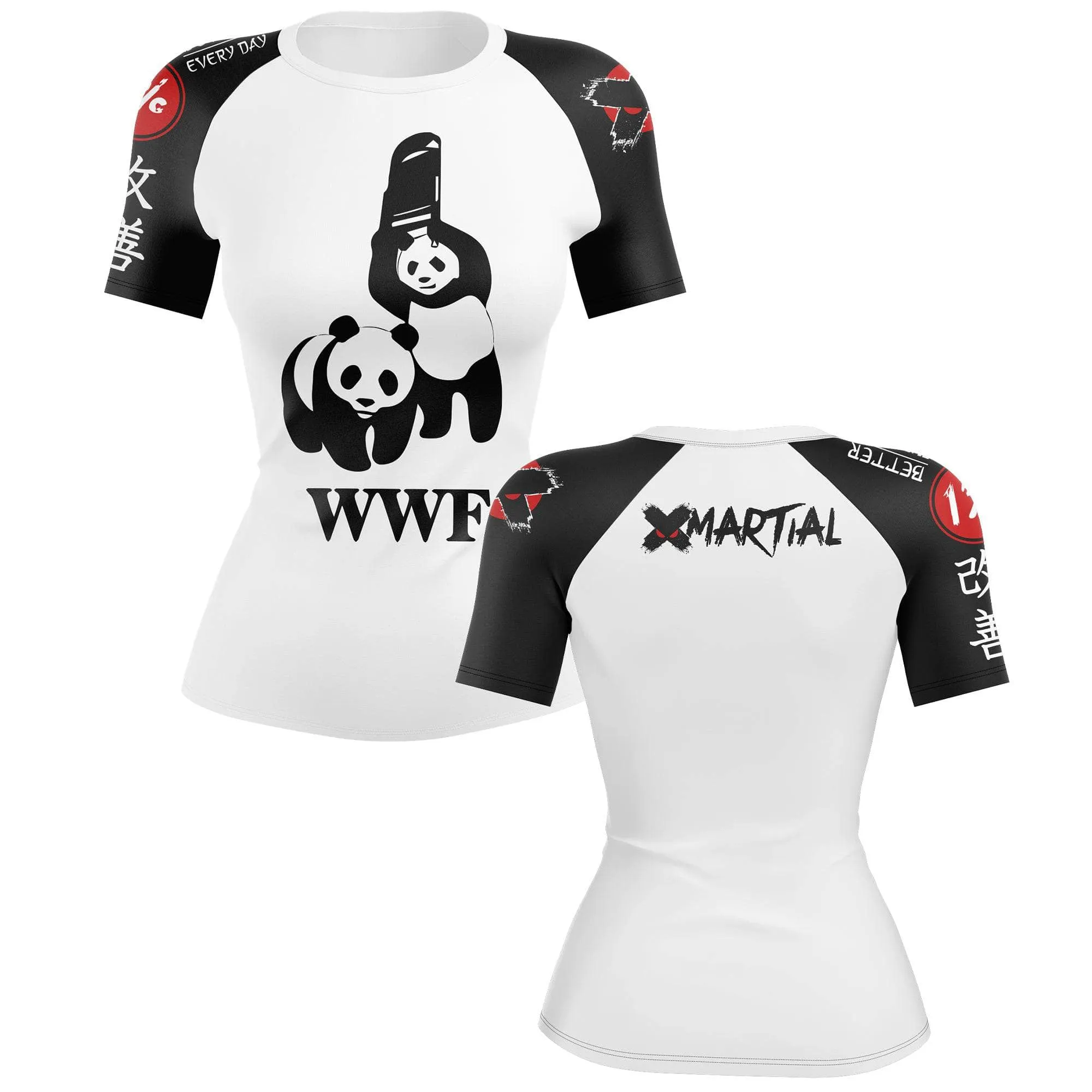 Panda Chair Shot Women’s BJJ Rash Guard