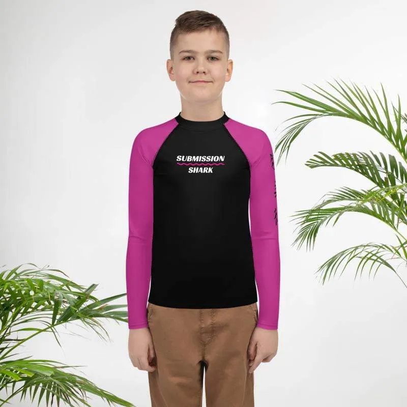 Pink SS Premium Standard ~ Youth Rash Guard
