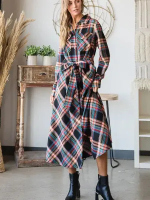 Plaid Maxi Dress