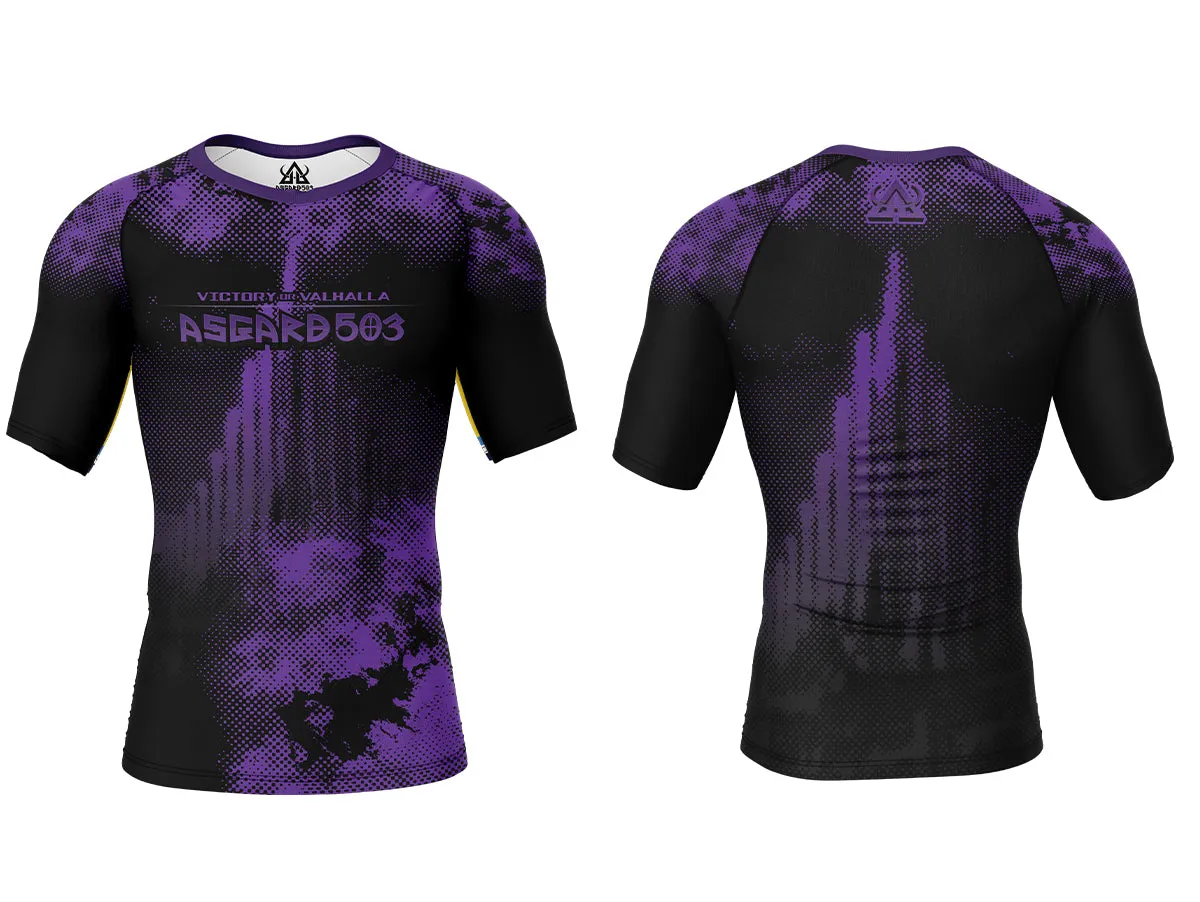 Ragnarok - Short Sleeve - Rash Guard - Purple