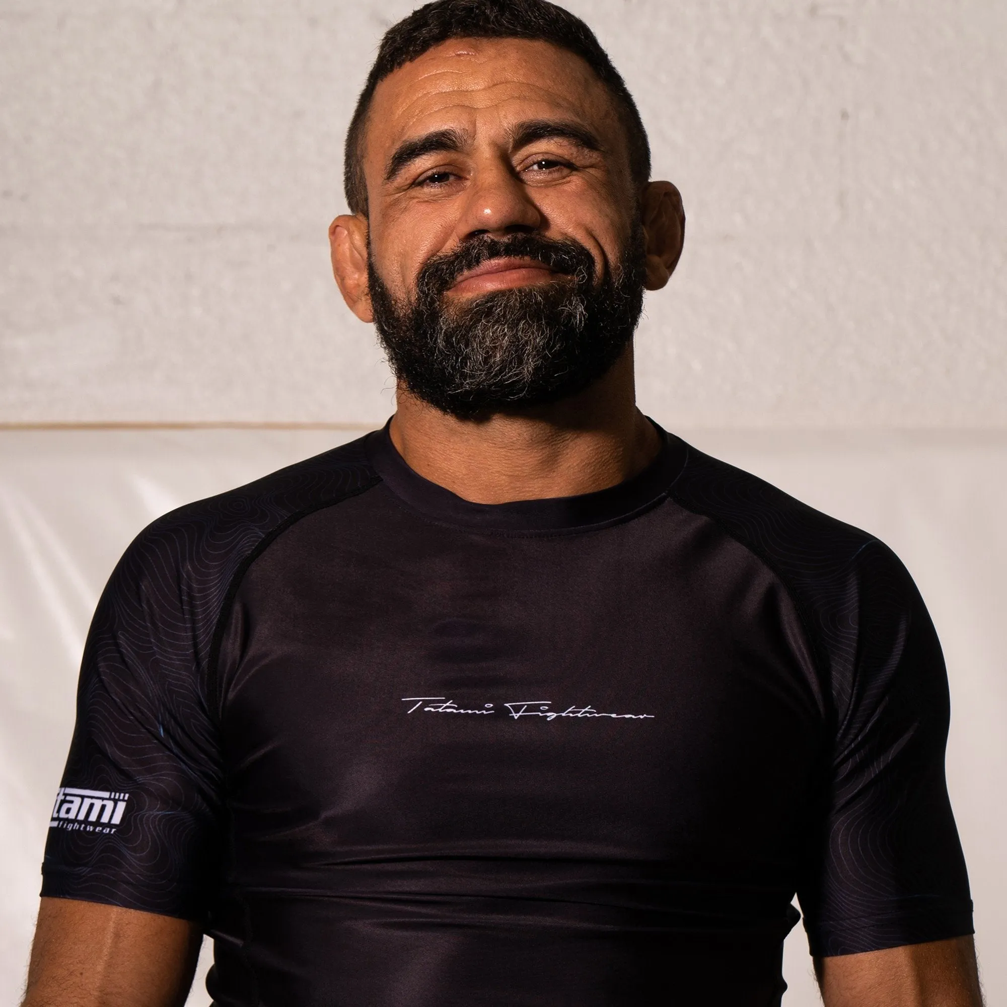Rashguard Maneca Scurta TATAMI Elite Grappling  - Negru & Albastru