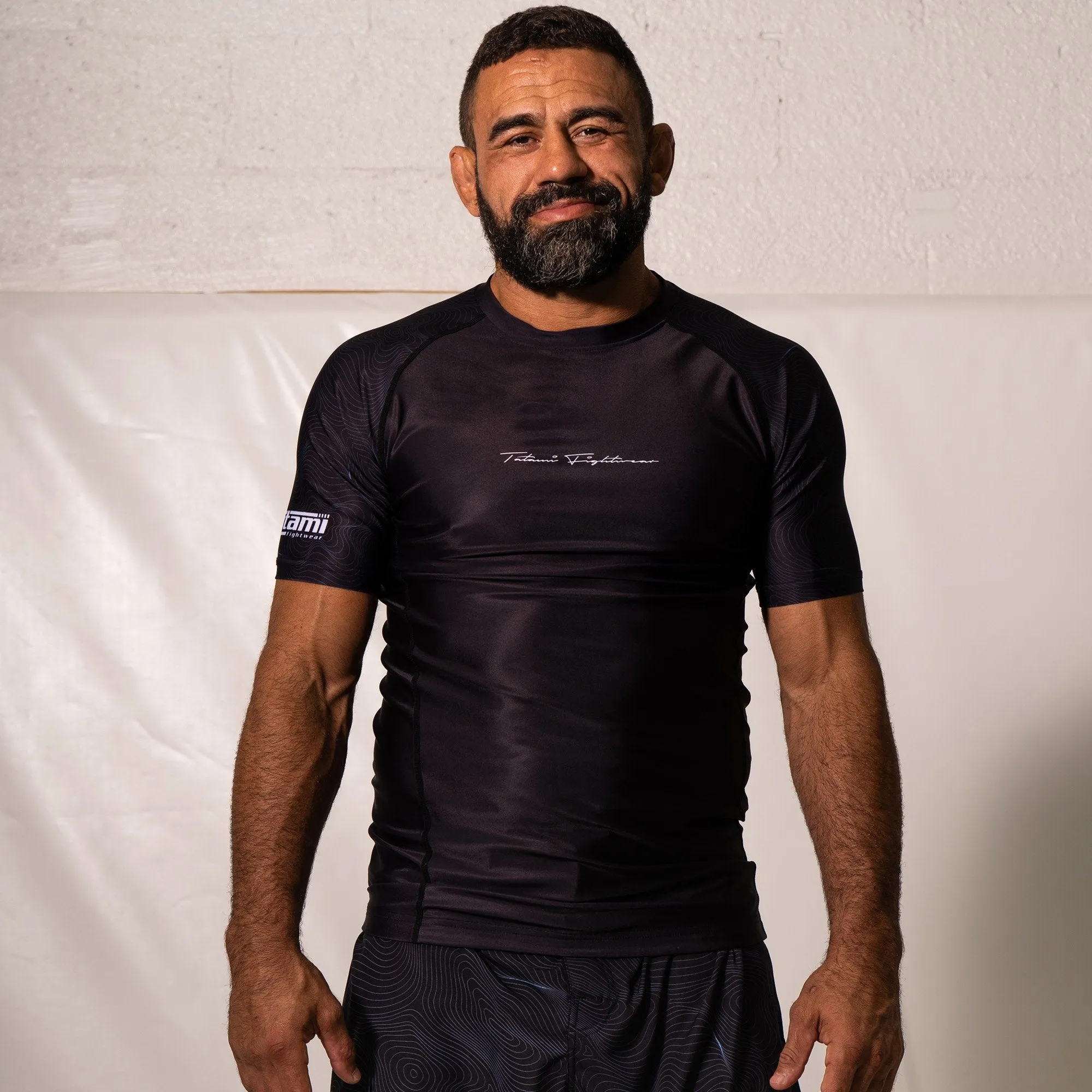 Rashguard Maneca Scurta TATAMI Elite Grappling  - Negru & Albastru