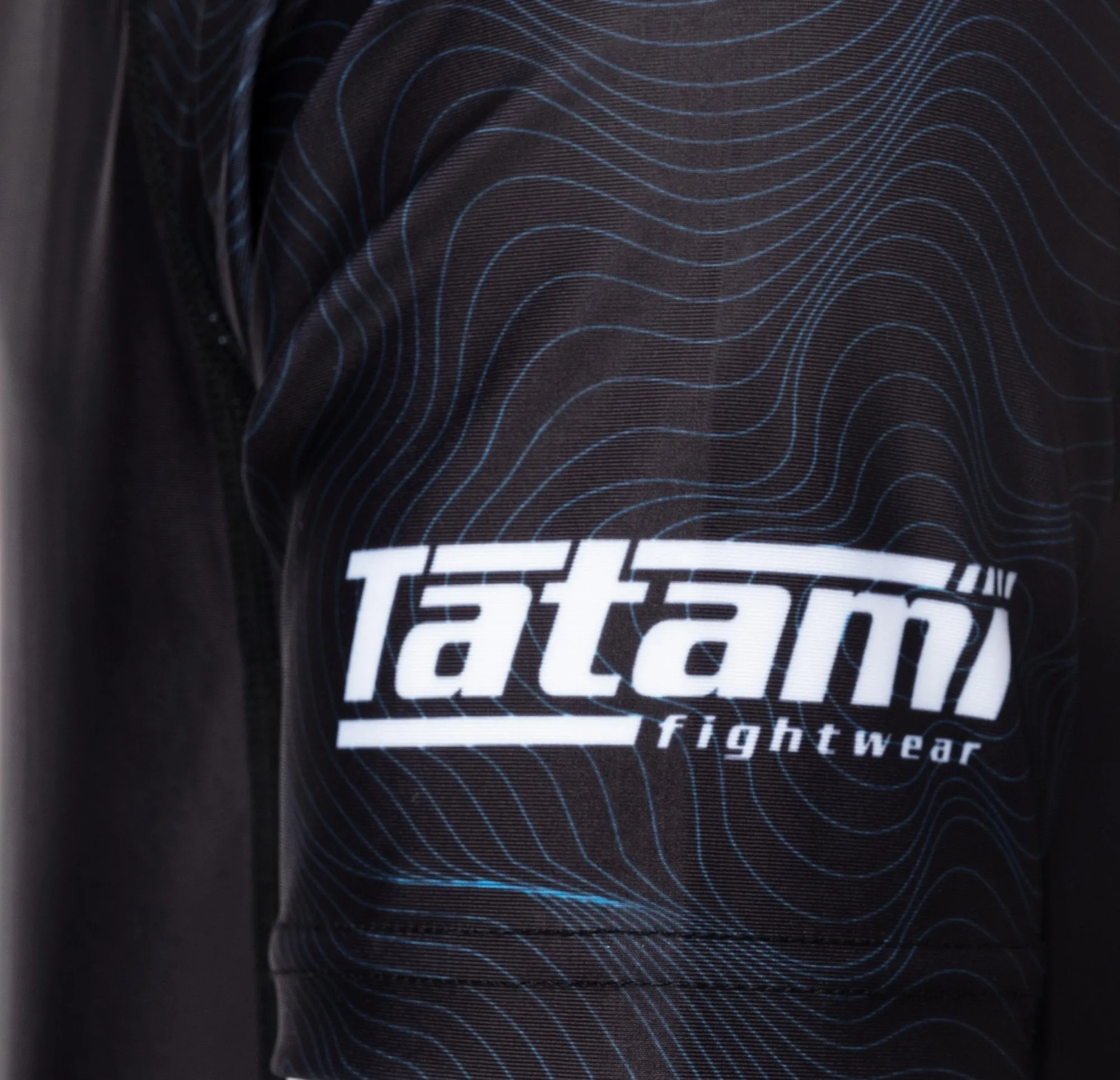Rashguard Maneca Scurta TATAMI Elite Grappling  - Negru & Albastru