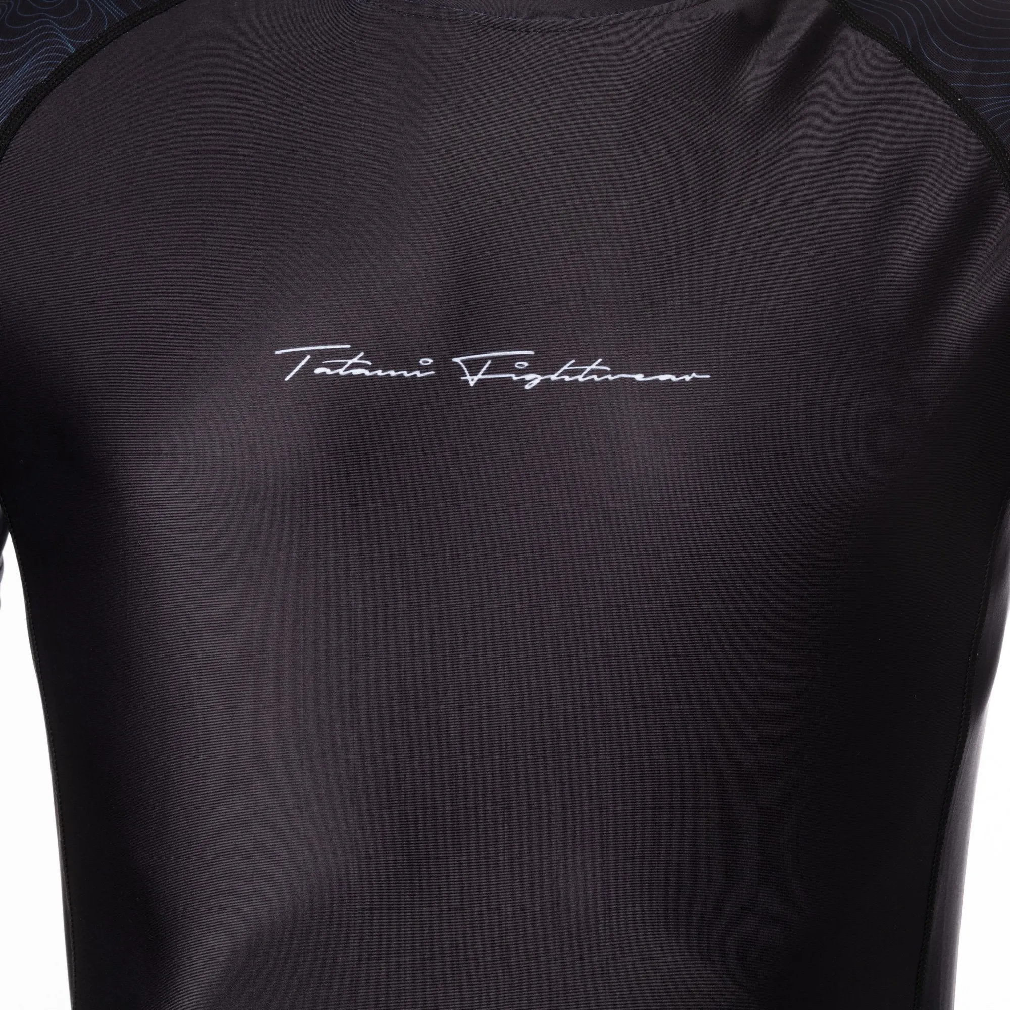 Rashguard Maneca Scurta TATAMI Elite Grappling  - Negru & Albastru
