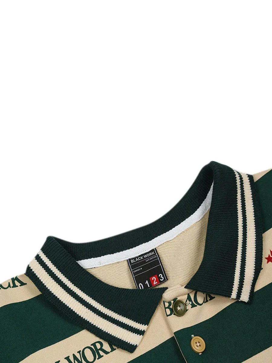 Retro Typography Polo Tee