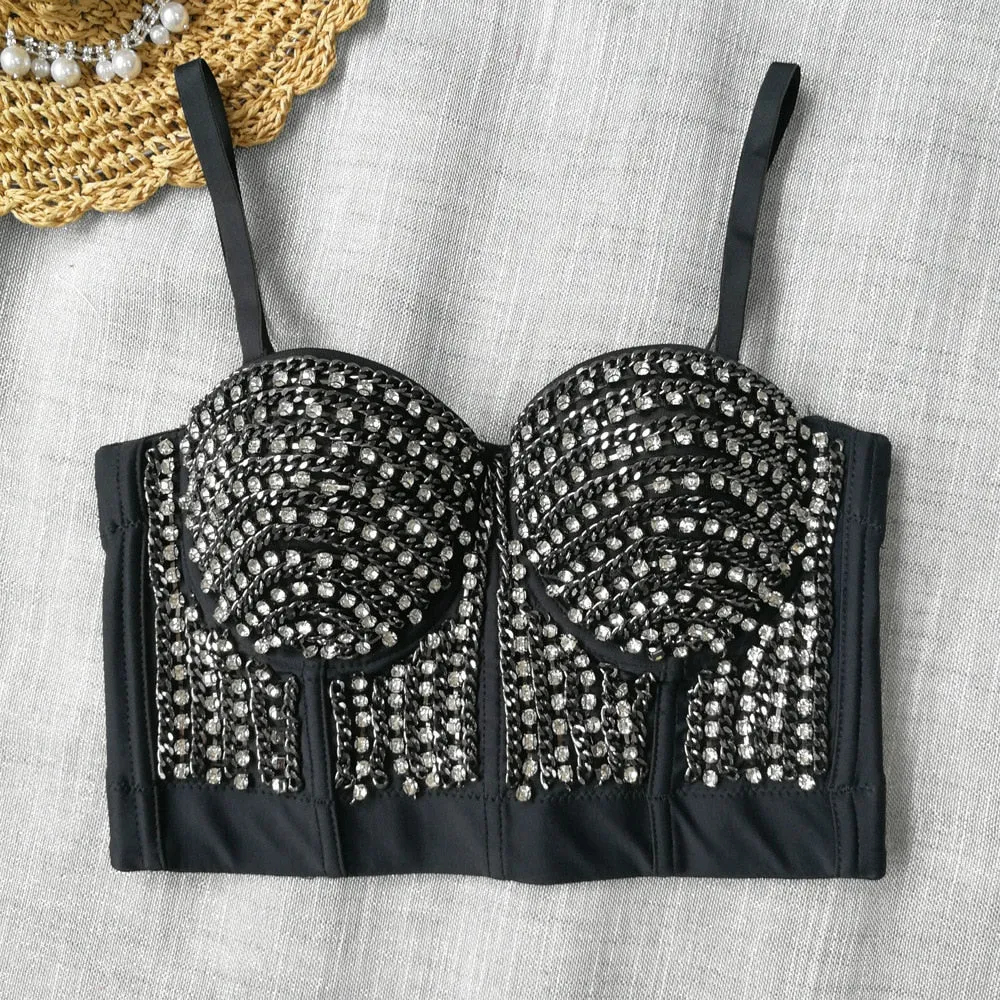 Rhinestone Bustier