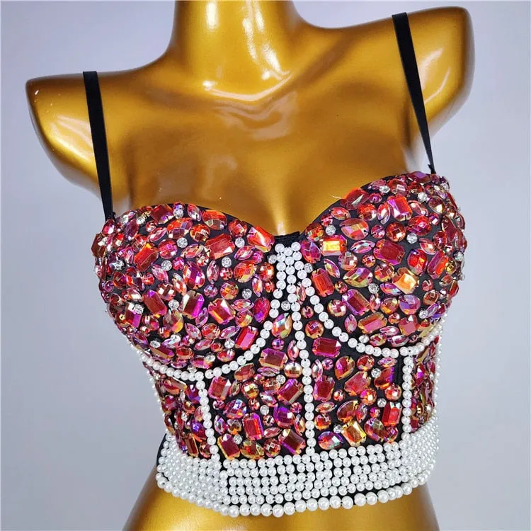 Rhinestone Bustier