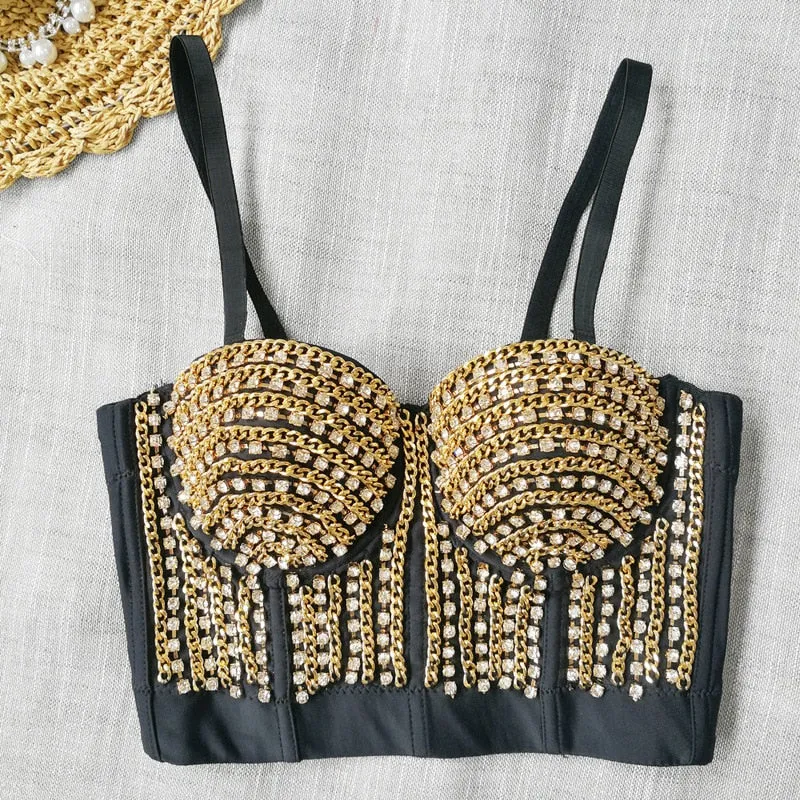 Rhinestone Bustier