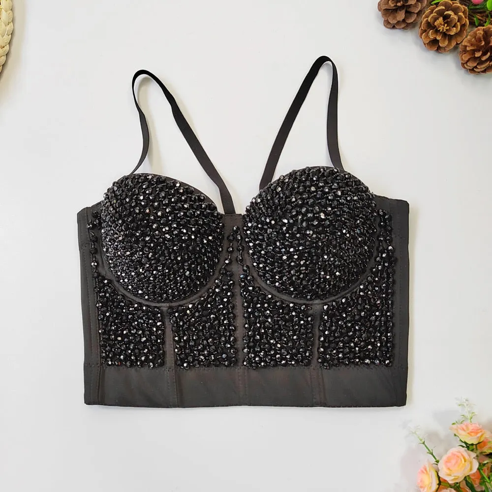 Rhinestone Bustier