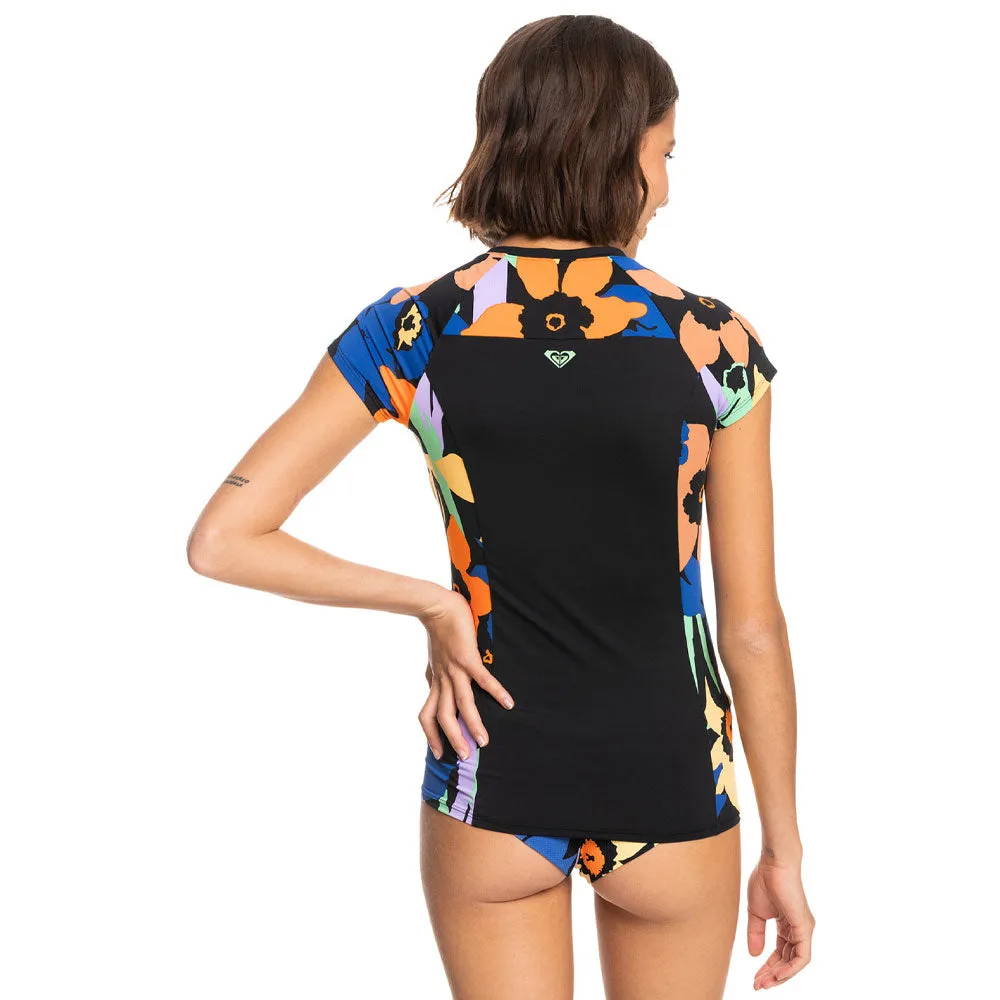 Roxy Caps Sleeve 1/2 Zip Rashvest