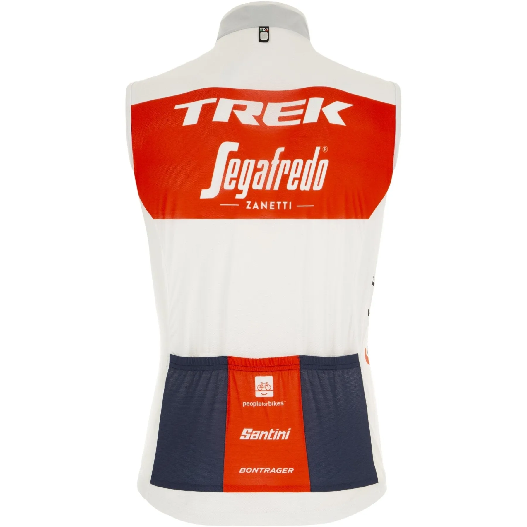 Santini Trek-Segafredo - Wind Vest (Red)