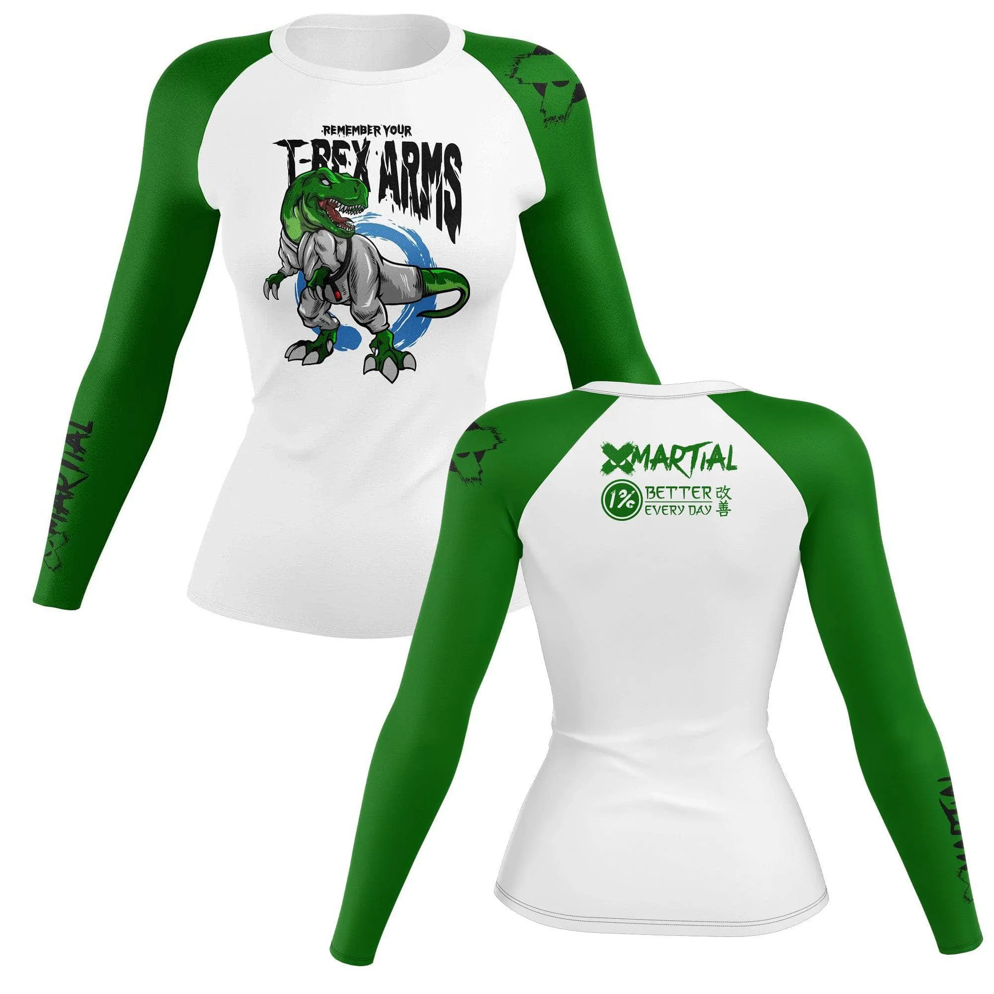 T-Rex Arms Women’s BJJ Rash Guard