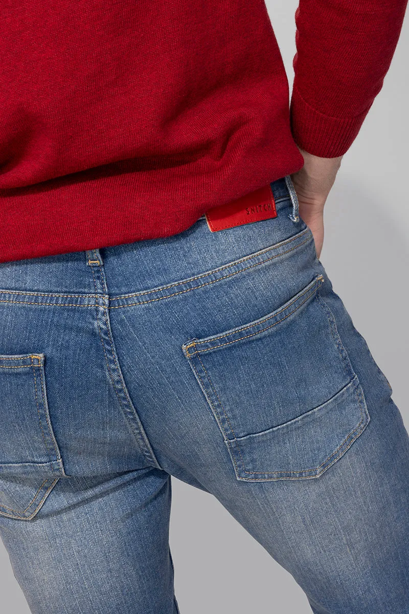 Theo Blue Whiskered Jeans