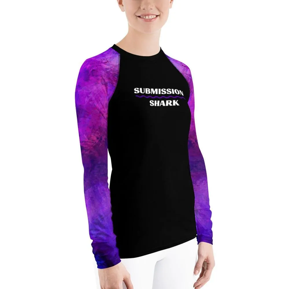 Violet Psionic ~ Women's Rash Guard *