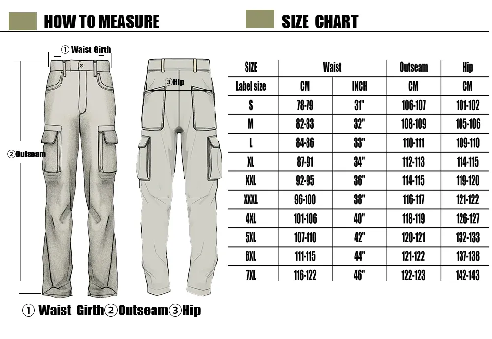 White Techwear Cargo Pants