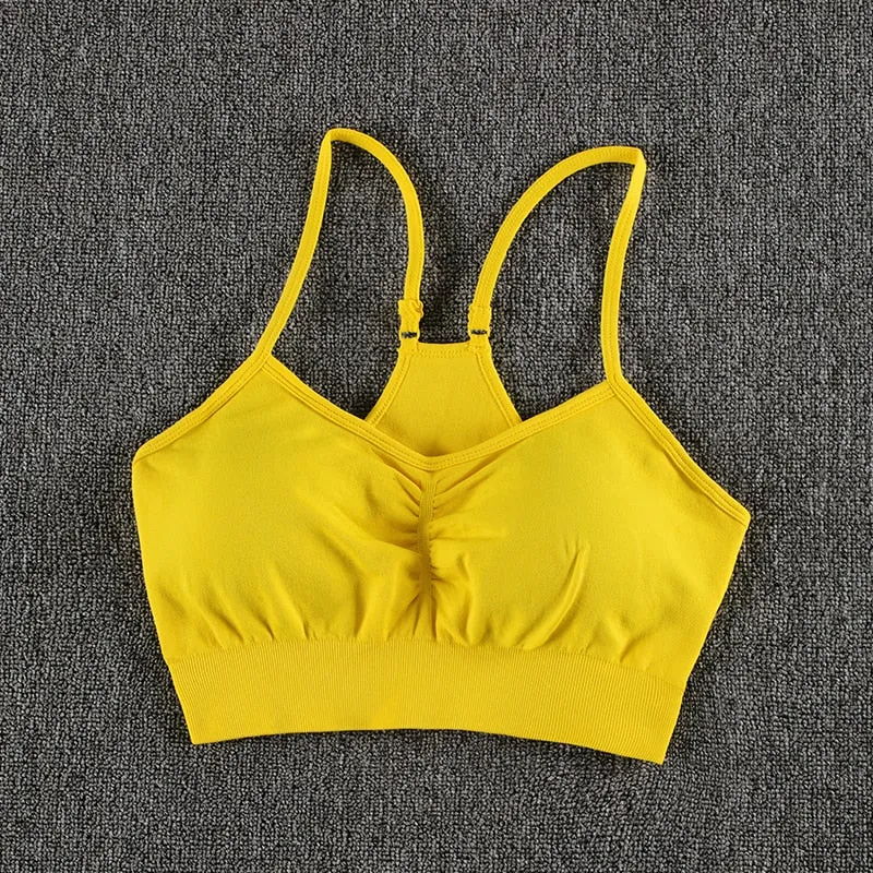 Wire-Free Push-Up Bralette Strap Top