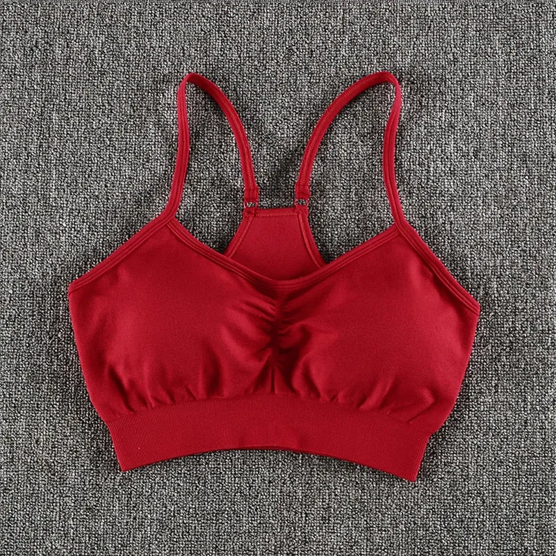 Wire-Free Push-Up Bralette Strap Top