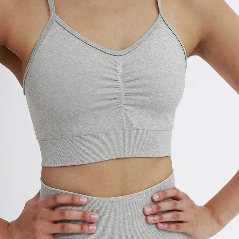 Wire-Free Push-Up Bralette Strap Top