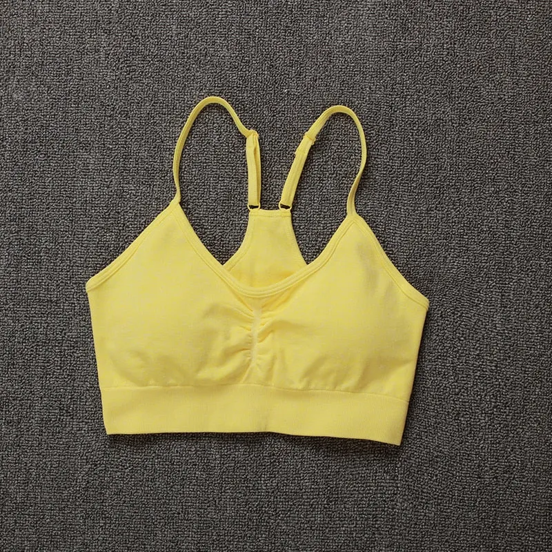 Wire-Free Push-Up Bralette Strap Top