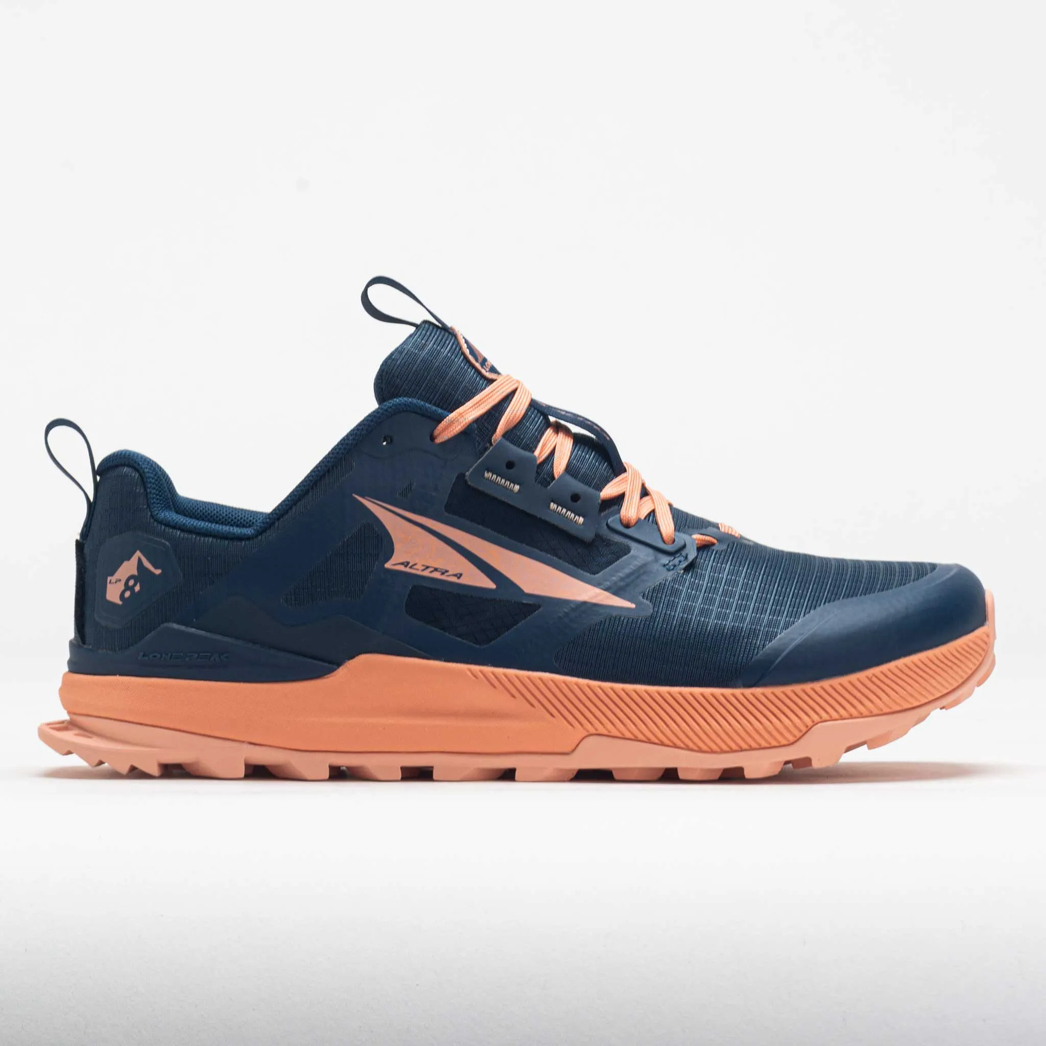 Women's Altra Lone Peak 8 (Navy/Coral)
