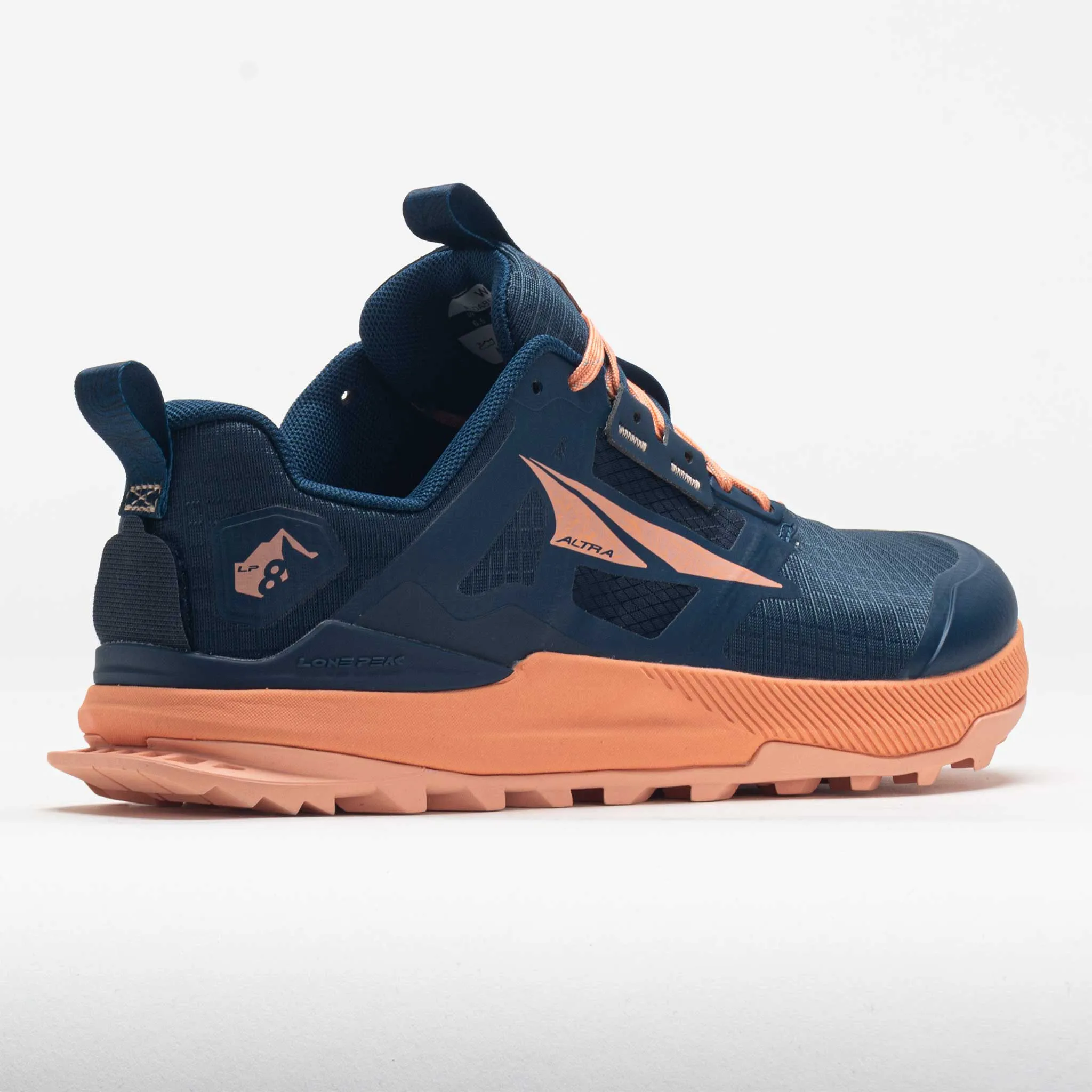 Women's Altra Lone Peak 8 (Navy/Coral)