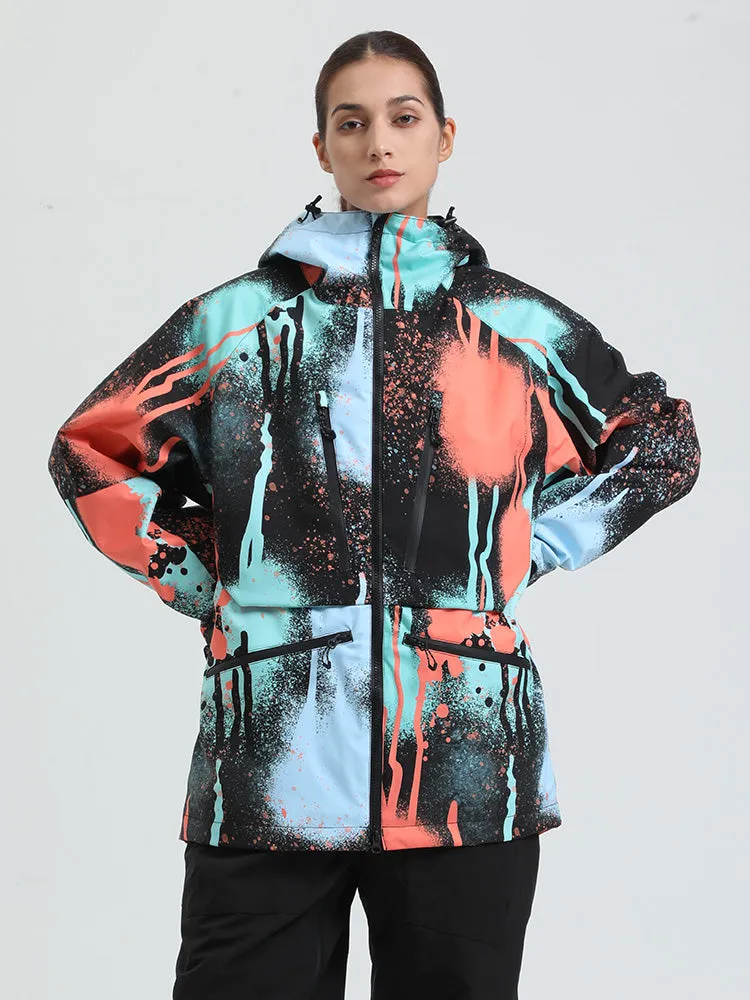 Women's Gsou Snow Durable Mountain Pro All Function Mountain Snow Jacket