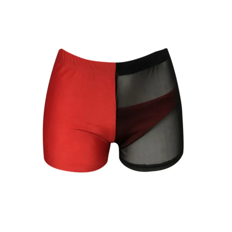 Women's Summer Mesh Lycra Sport Shorts
